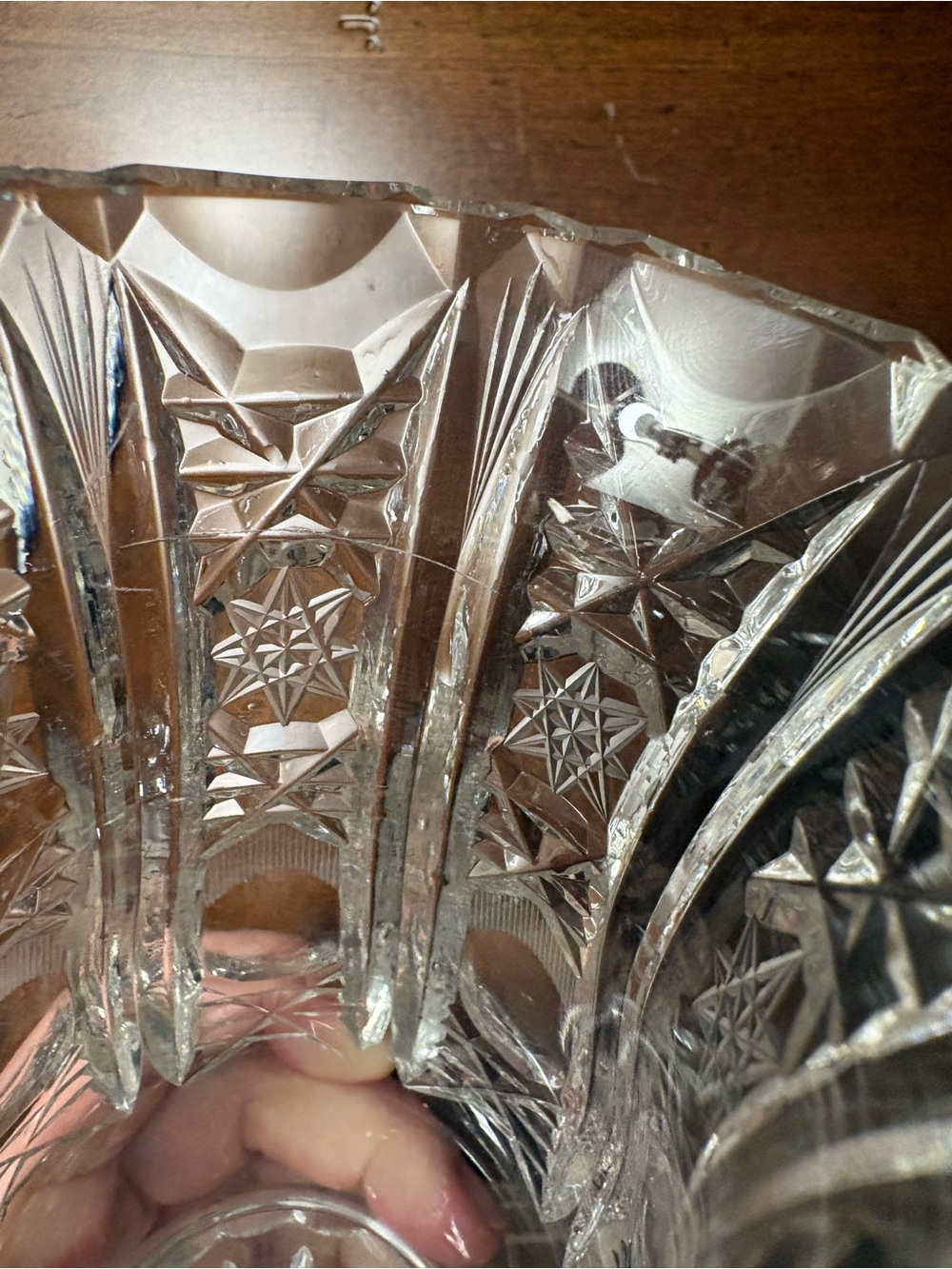 Lausitzer Bleikristall crystal vase - Picture 2 of 2
